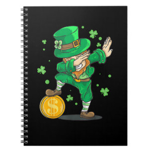 Cuaderno Dabbing Leprechaun Funny St Patricks Day T-Shirt
