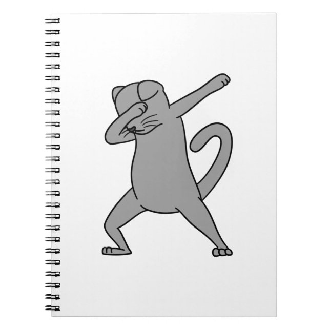 Cuaderno Dabbing Scottish Fold Cat (Frente)