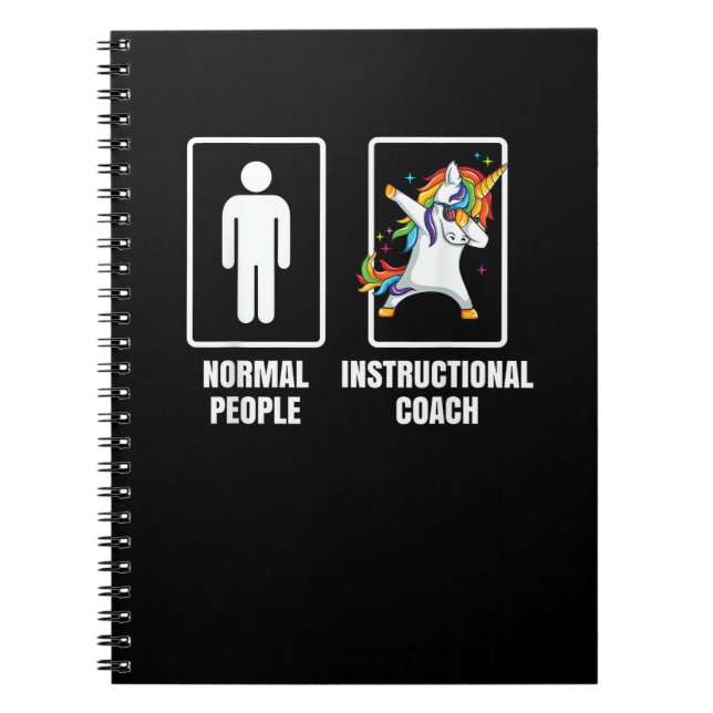 Cuaderno Dabbing Unicornio Enseñador de Enseñanza (Frente)