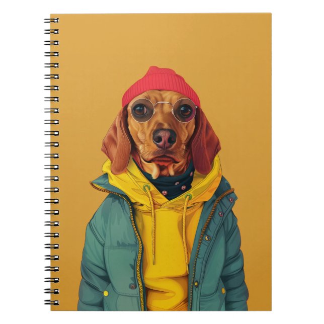 Cuaderno Dachshund (Frente)