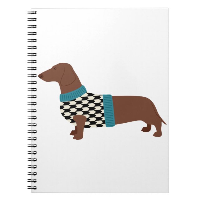 Cuaderno Dachshund (Frente)