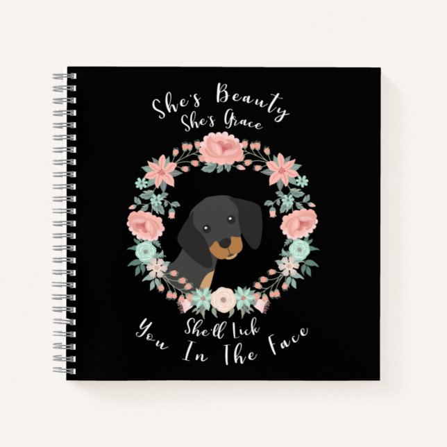 Cuaderno Dachshund (Anverso)