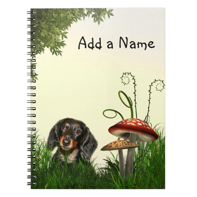 Cuaderno Dachshund (Frente)