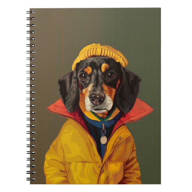 Cuaderno Dachshund (Frente)