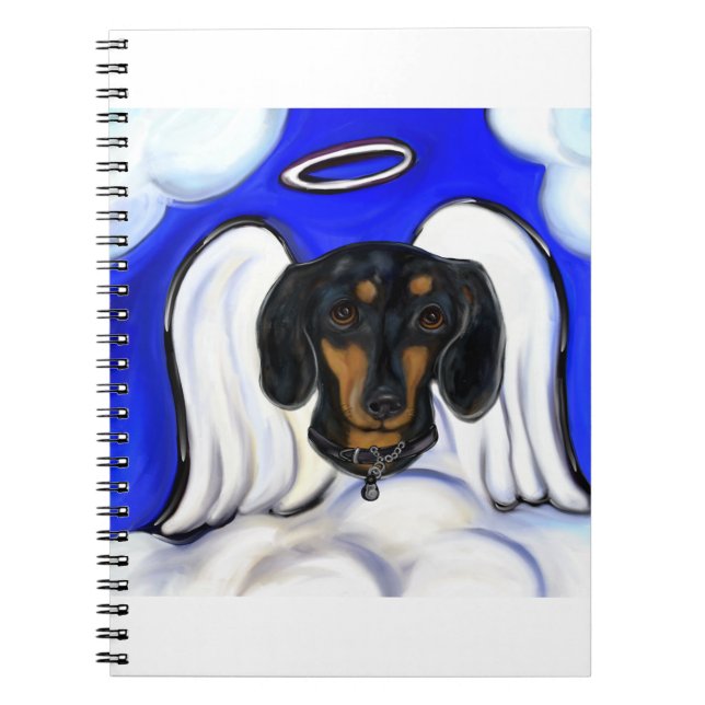 Cuaderno Dachshund Angel (Frente)