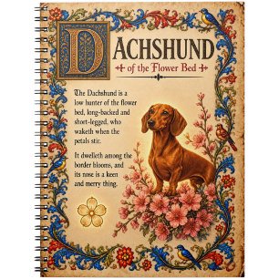 Cuaderno Dachshund, Arte de Bestiario Medieval