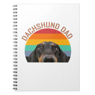 Cuaderno Dachshund Dad Doxie Wiener Dog Mama Funny W