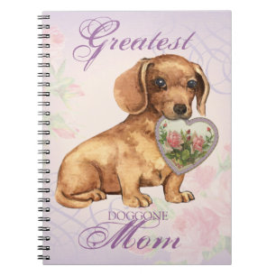 Cuaderno Dachshund Heart Mom