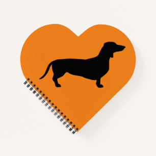 Cuaderno Dachshund Pelo Corto - Silueta 1