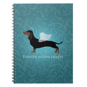 Cuaderno Dachshund - Pet Loss Memorial Design