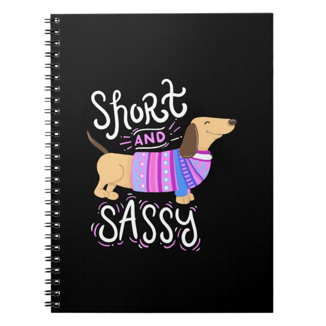 Cuaderno Dachshund Short And Sassy (Frente)