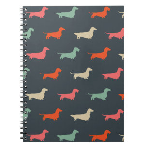 Cuaderno Dachshund Silhouettes Wiener Dog Lover's