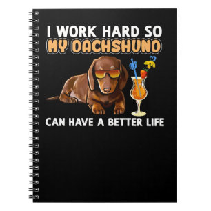Cuaderno Dachshund Wiener Dog Funny Dachshund ShirtDachshun