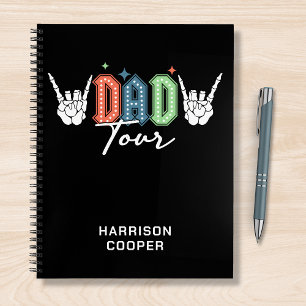 Cuaderno Dad The Fatherhood Tour Trendy Nombre Personalizad