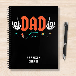 Cuaderno Dad The Fatherhood Tour Trendy Nombre Personalizad
