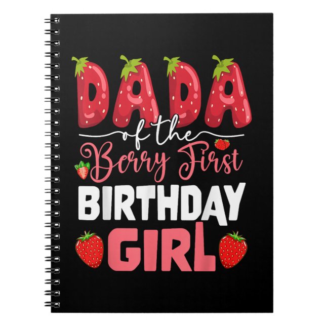 Cuaderno Dada de la Berry, primer cumpleaños de Strawberr C (Frente)