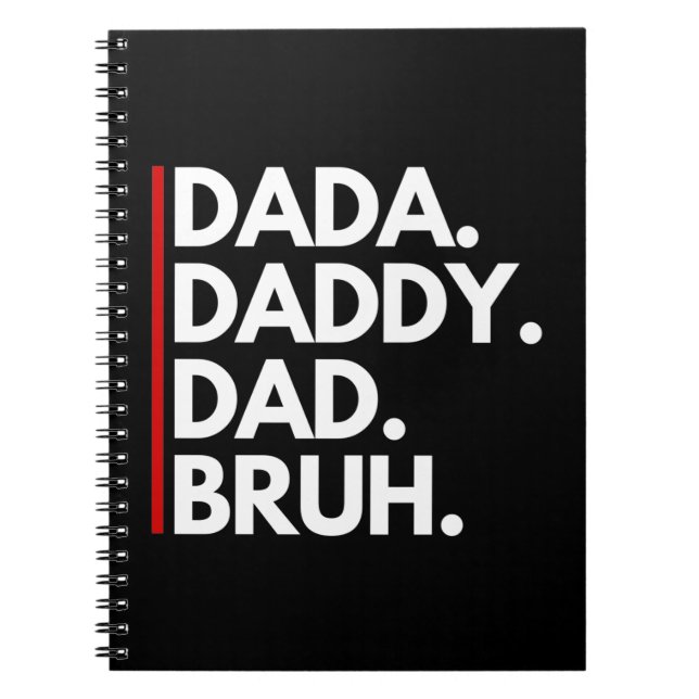 CUADERNO DADA PAPÁ PAPÁ BRUH (Frente)