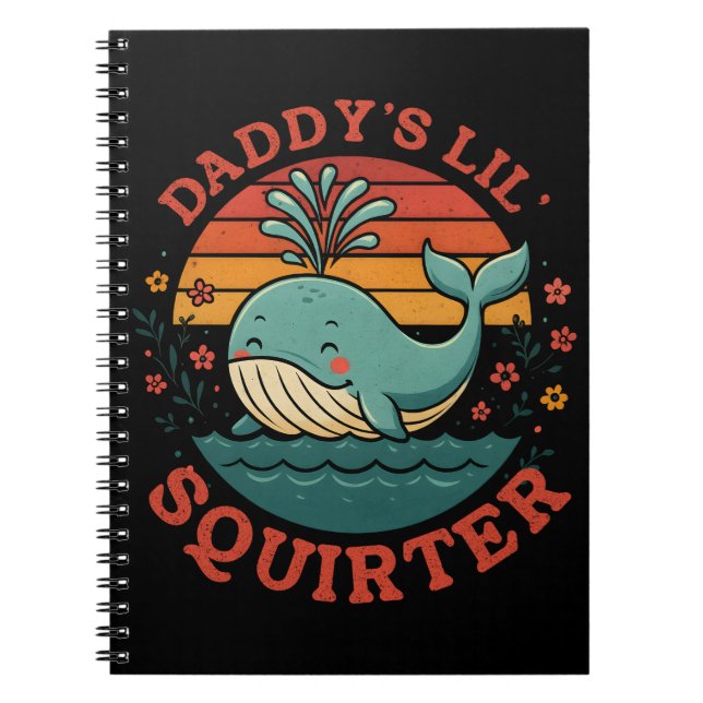 Cuaderno Daddys Little Whale (Frente)