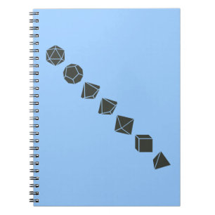 Cuaderno Dados diagonales (oscuros)