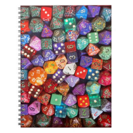 Cuaderno dados multicolores