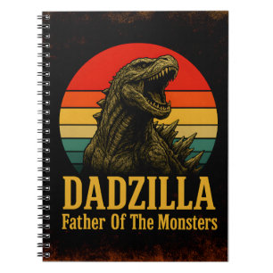 Cuaderno Dadzilla Padre De Los Monstruos Día Del Padre