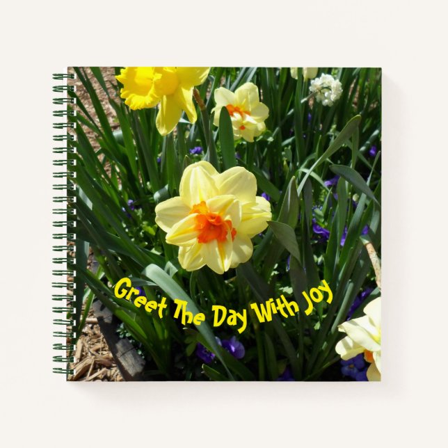Cuaderno Daffodil amarillo (Anverso)