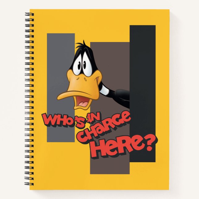 Cuaderno DAFFY DUCK™ "Who is Charge Here" (Anverso)