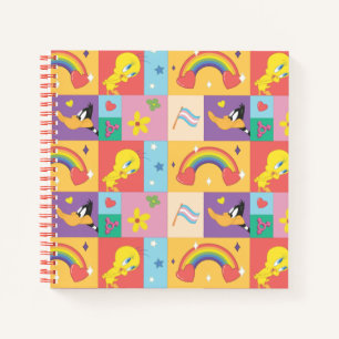 Cuaderno DAFFY DUCK™ y TWEETY™ - Patrón de orgullo