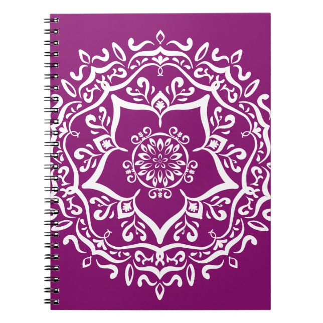 Cuaderno Dahlia Mandala (Frente)