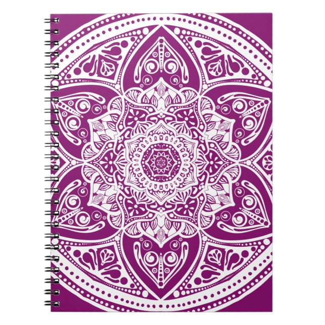 Cuaderno Dahlia Mandala (Frente)