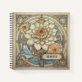 Cuaderno Dahlia pinnata Art Nouveau