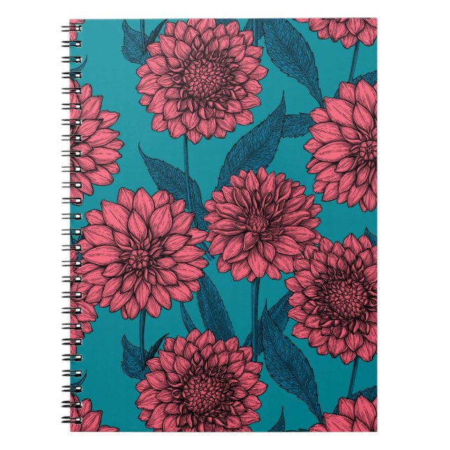 Cuaderno Dahlias (Frente)