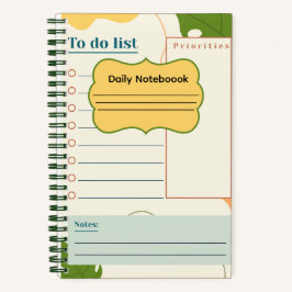Cuaderno Daily To Do Notebook