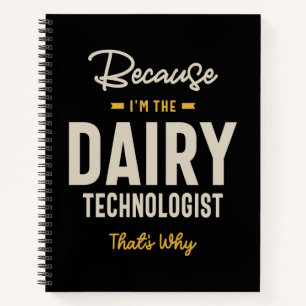 Cuaderno Dairy Technologist Job Title Profession
