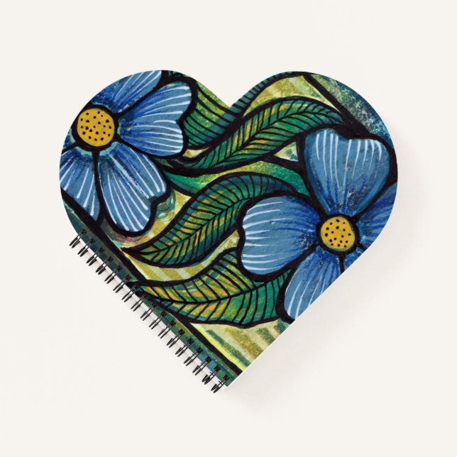 Cuaderno Daisies azules (Anverso)