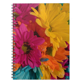 Cuaderno Daisies coloridos