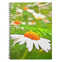 Daisies del jardín blanco brillante y brillante ar