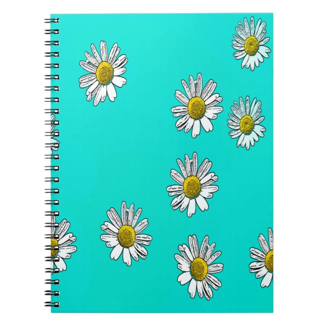 Cuaderno Daisies dibujado (Frente)