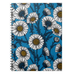 Cuaderno Daisies en azul