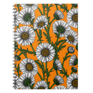 Cuaderno Daisies on orange