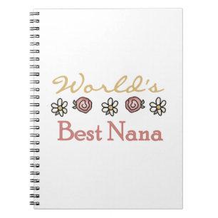 Cuaderno Daisies y Rosas mejores regalos de Nana