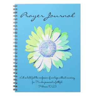 Cuaderno Daisy Art Verde azulado Biblia Verde Verse Revista