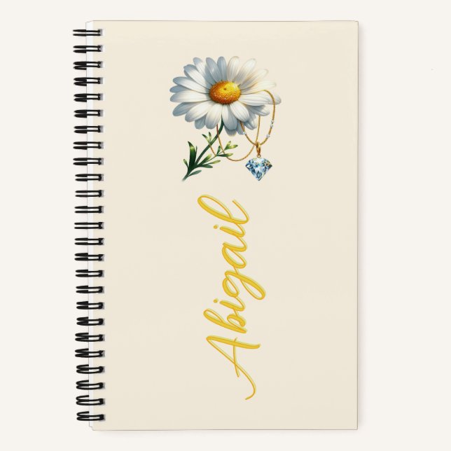 Cuaderno Daisy & Diamond Radiance (Anverso)