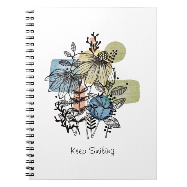 Cuaderno Daisy Doodle En Tinta Y Acuarela (Frente)
