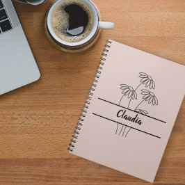 Cuaderno Daisy notebook, Back to school, Gift for girls