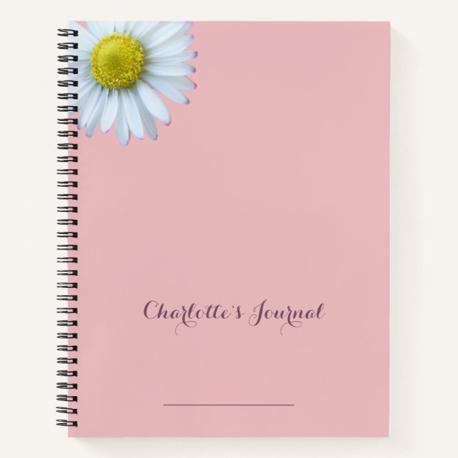 Cuaderno Daisy Rubor pink (Anverso)