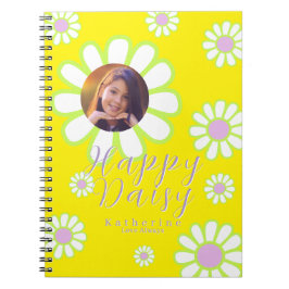 Cuaderno Daisy Simple Photo Yellow