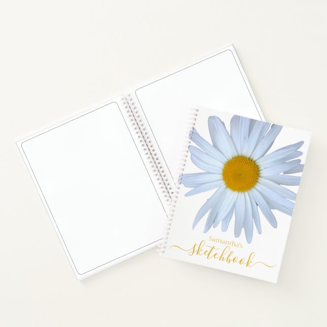 Cuaderno Daisy Sketchbook de guiones blancos amari (Interior)
