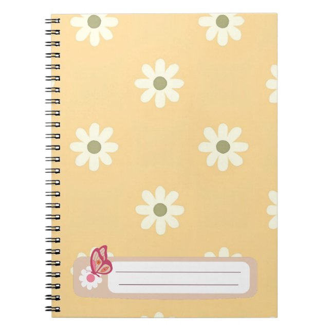 Cuaderno Daisy Smile Floral adolescente (Frente)