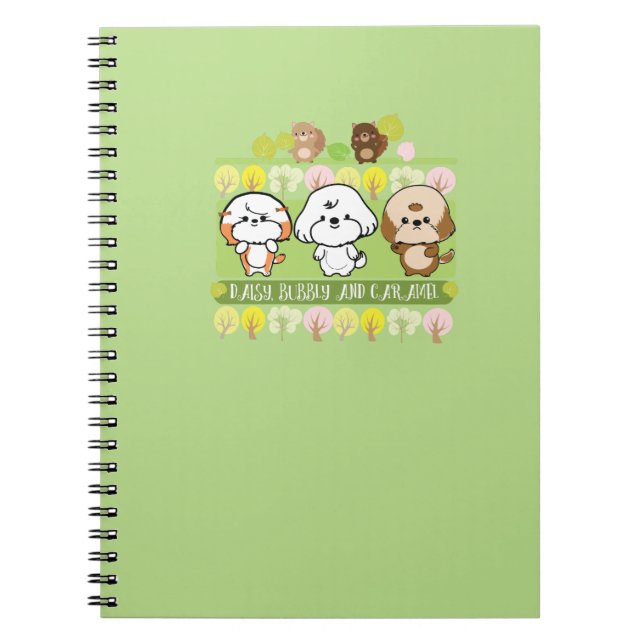 Cuaderno Daisy y caramel, amigo de Bubbly (Frente)